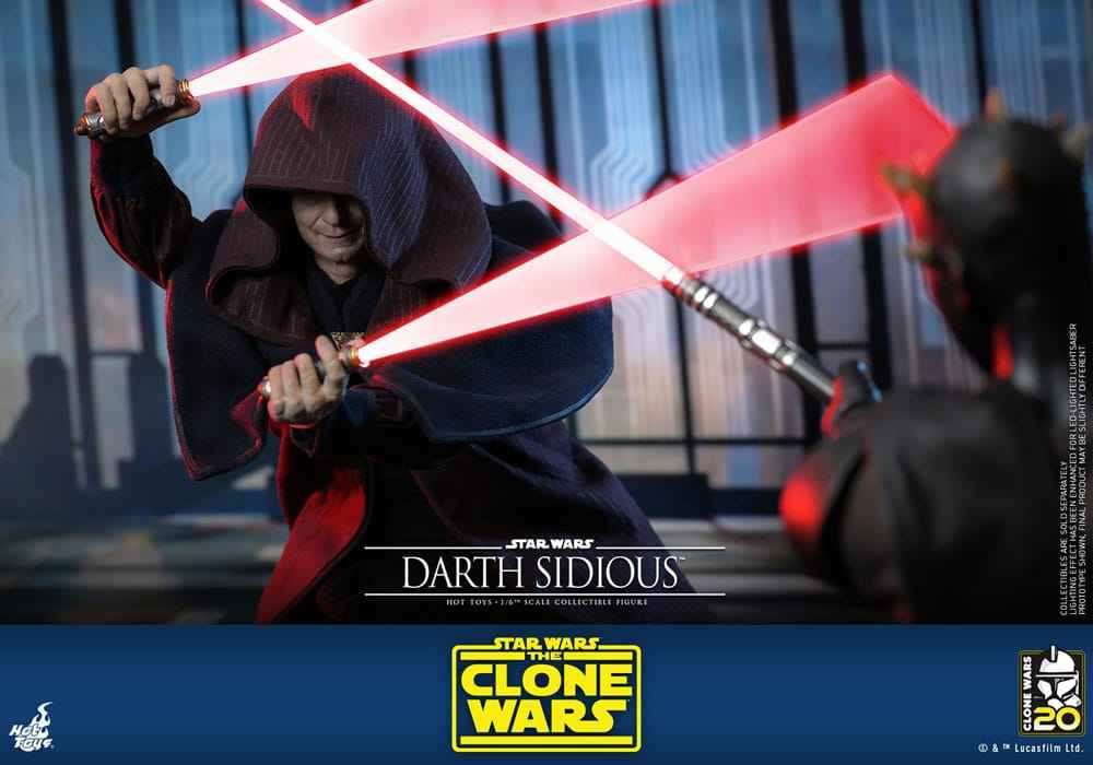 Star Wars The Clone Wars 1/6 Darth Sidious 29 cm - Smalltinytoystore