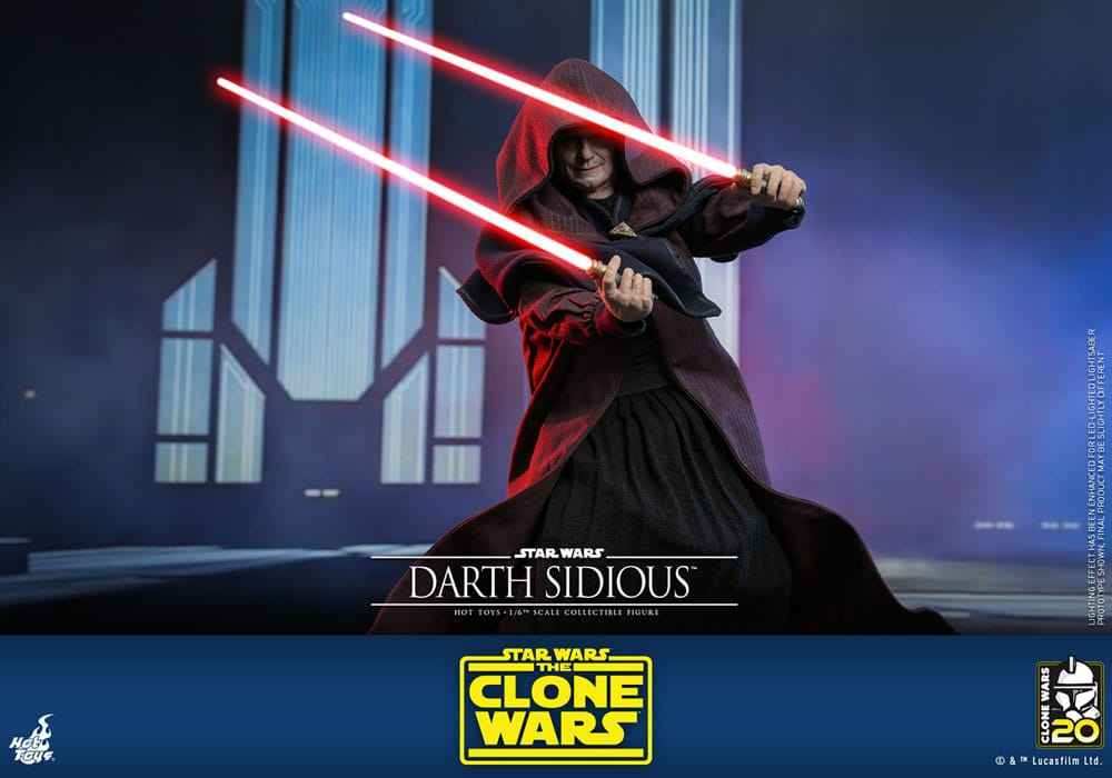 Star Wars The Clone Wars 1/6 Darth Sidious 29 cm - Smalltinytoystore