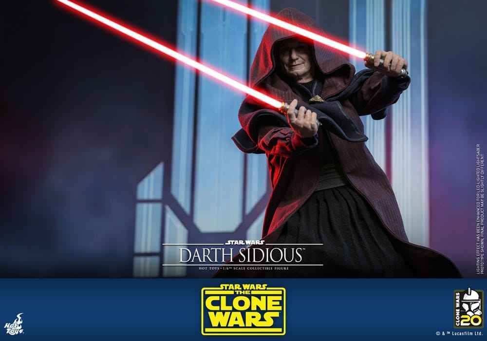 Star Wars The Clone Wars 1/6 Darth Sidious 29 cm - Smalltinytoystore