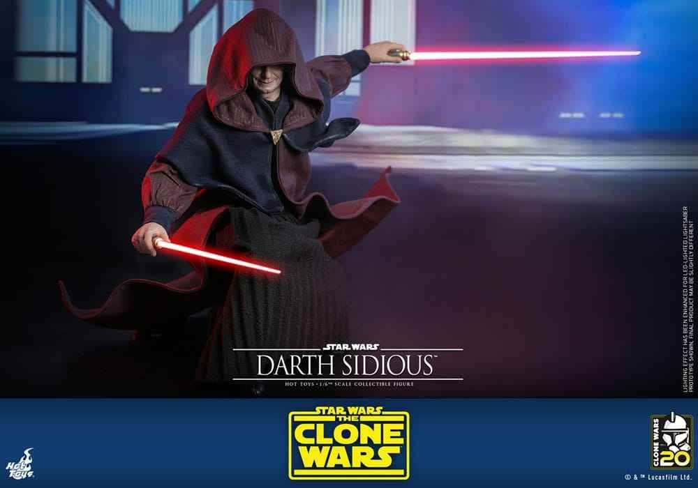 Star Wars The Clone Wars 1/6 Darth Sidious 29 cm - Smalltinytoystore