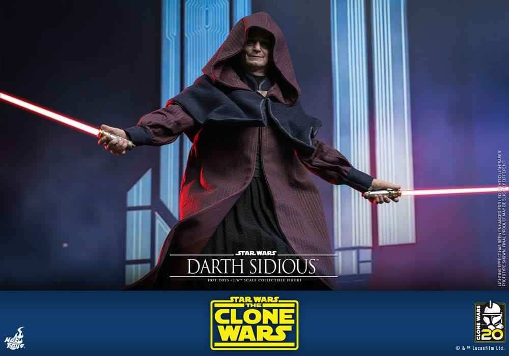 Star Wars The Clone Wars 1/6 Darth Sidious 29 cm - Smalltinytoystore