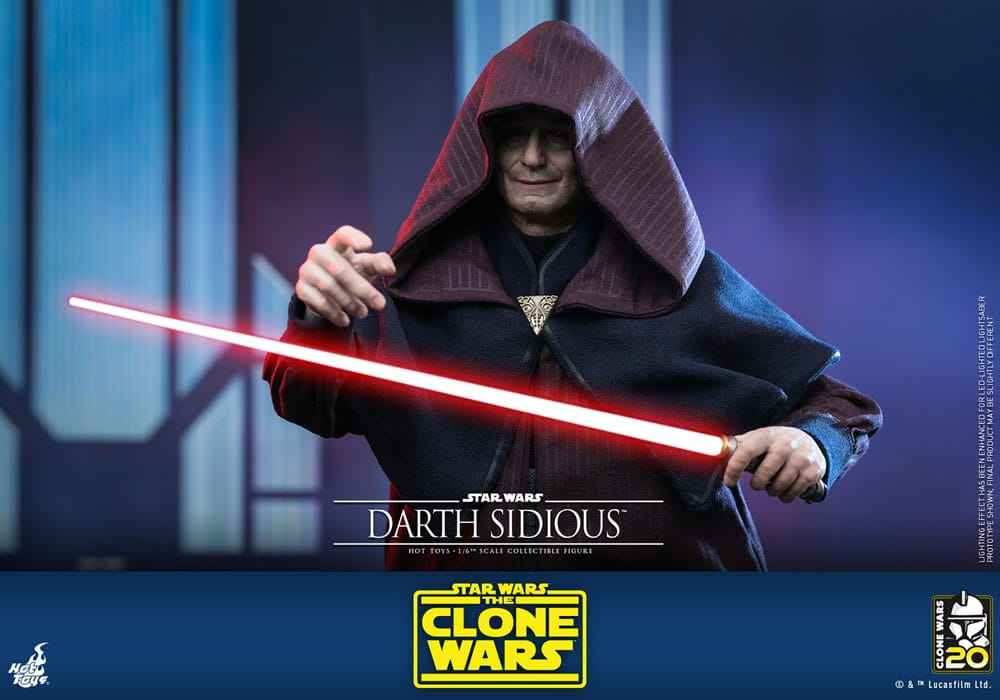 Star Wars The Clone Wars 1/6 Darth Sidious 29 cm - Smalltinytoystore