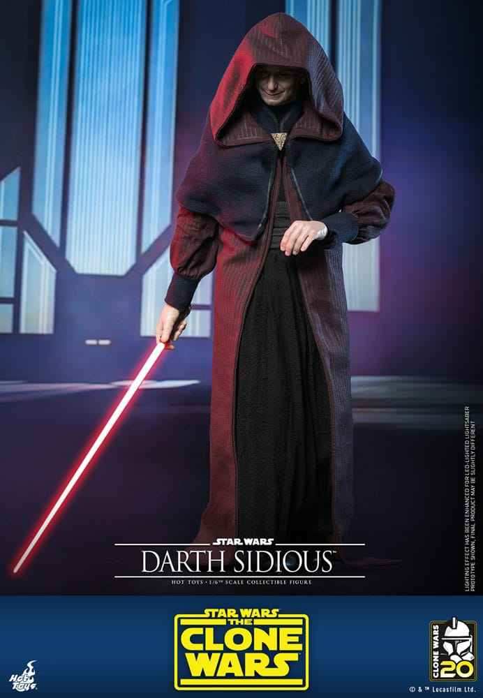 Star Wars The Clone Wars 1/6 Darth Sidious 29 cm - Smalltinytoystore