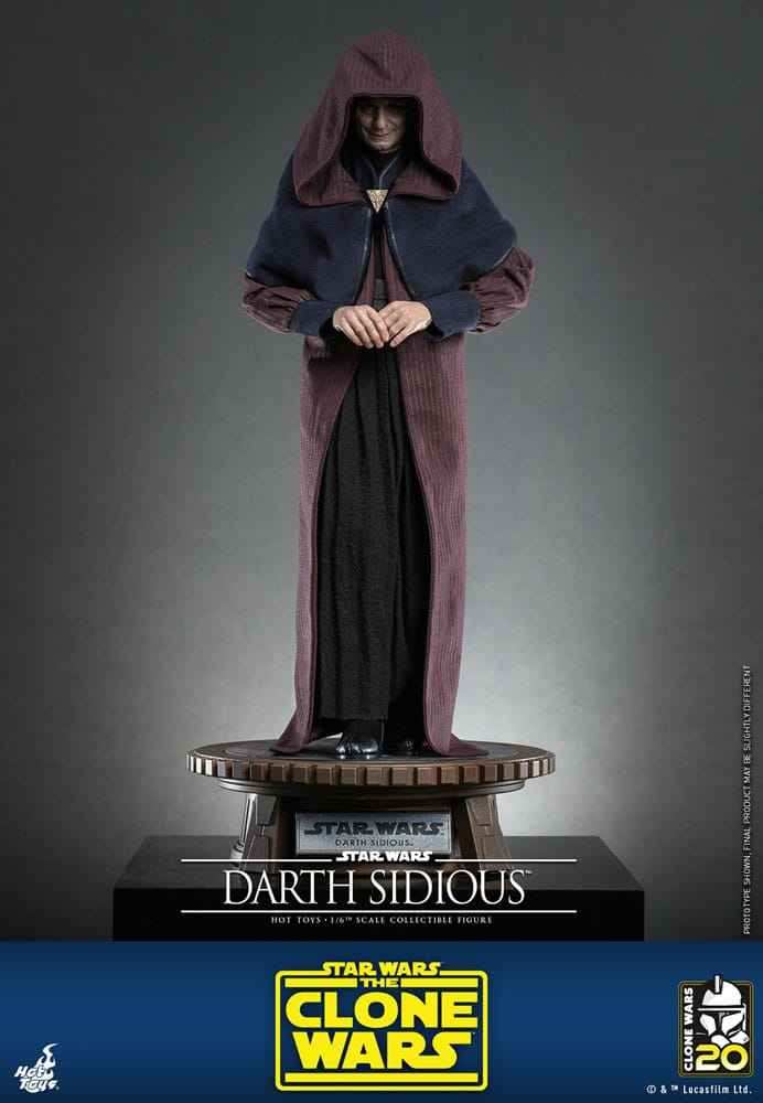 Star Wars The Clone Wars 1/6 Darth Sidious 29 cm - Smalltinytoystore