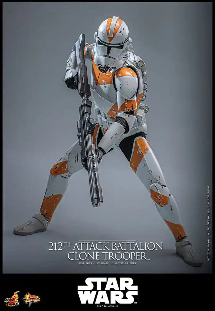 Star Wars: The Clone Wars Actionfigur 1/6 212th Attack Battalion Clone Trooper Deluxe Version 30 cm