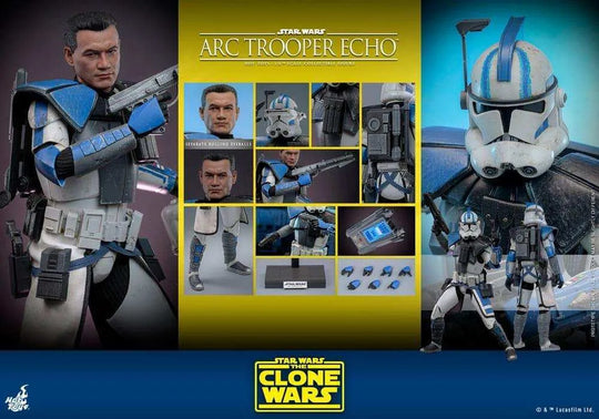 Star Wars The Clone Wars Actionfigur 1/6 Arc Trooper Echo 30 cm HOT TOYS - Smalltinytoystore