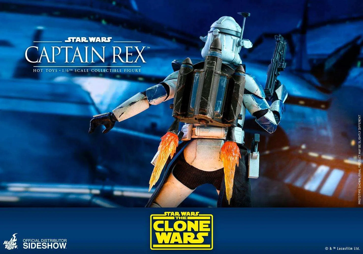 Star Wars The Clone Wars Actionfigur 1/6 Captain Rex 30 cm HOT TOYS - Smalltinytoystore