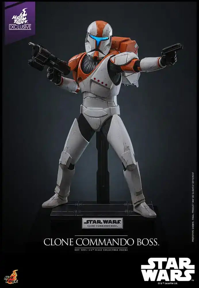 Star Wars: The Clone Wars Actionfigur 1/6 Clone Commando Boss Hot Toys Exclusive 30 cm - Smalltinytoystore