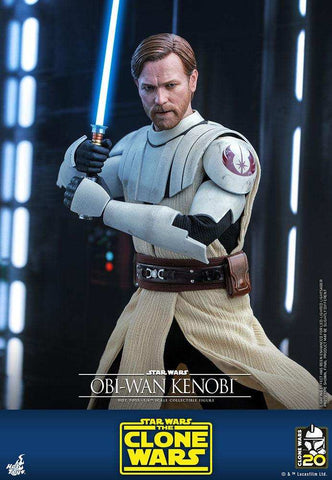 Star Wars The Clone Wars Actionfigur 1/6 Obi-Wan Kenobi 30 cm - Smalltinytoystore