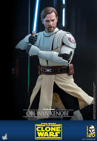 Star Wars The Clone Wars Actionfigur 1/6 Obi-Wan Kenobi 30 cm - Smalltinytoystore