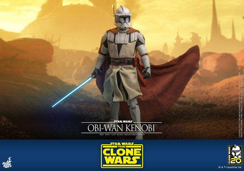 Star Wars The Clone Wars Actionfigur 1/6 Obi-Wan Kenobi 30 cm - Smalltinytoystore