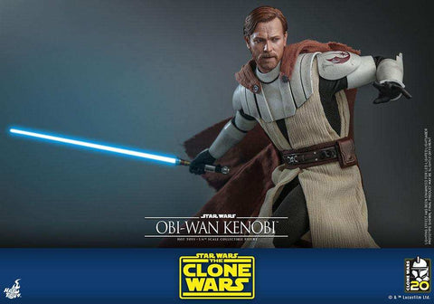 Star Wars The Clone Wars Actionfigur 1/6 Obi-Wan Kenobi 30 cm - Smalltinytoystore