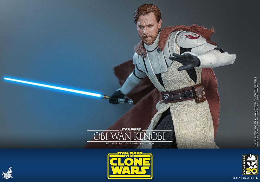 Star Wars The Clone Wars Actionfigur 1/6 Obi-Wan Kenobi 30 cm - Smalltinytoystore