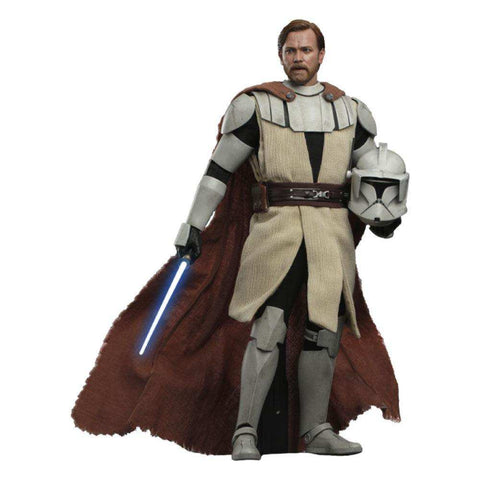 Star Wars The Clone Wars Actionfigur 1/6 Obi-Wan Kenobi 30 cm - Smalltinytoystore