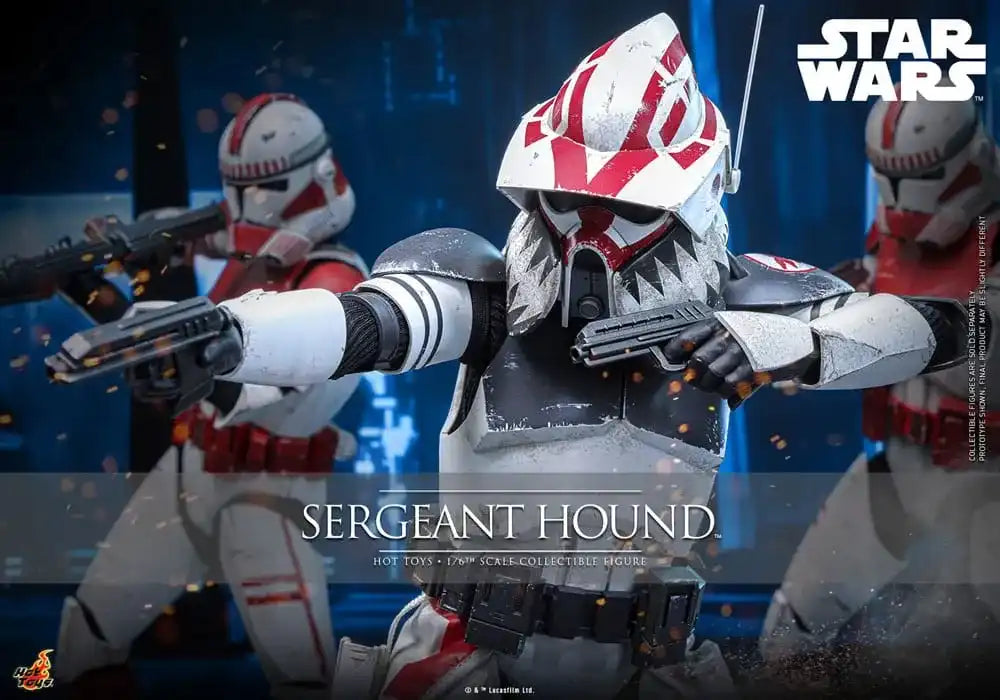 Star Wars: The Clone Wars Actionfigur 1/6 Sergeant Hound 30 cm - Smalltinytoystore