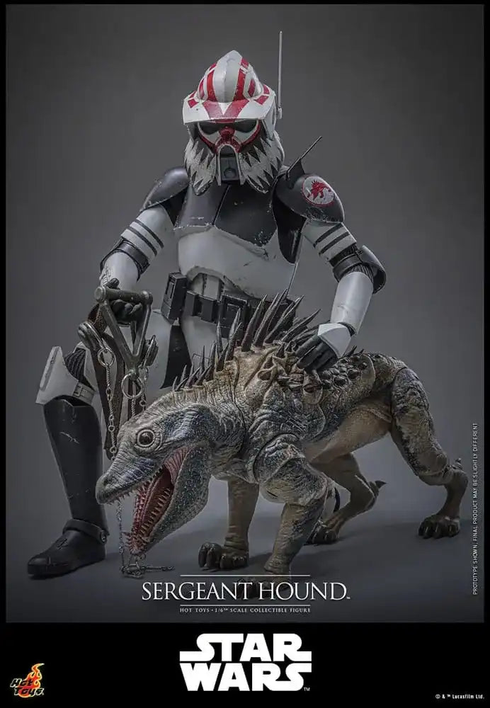 Star Wars: The Clone Wars Actionfigur 1/6 Sergeant Hound 30 cm - Smalltinytoystore