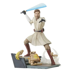 Star Wars: The Clone Wars Deluxe Gallery PVC Statue General Obi-Wan Kenobi 23 cm - Smalltinytoystore