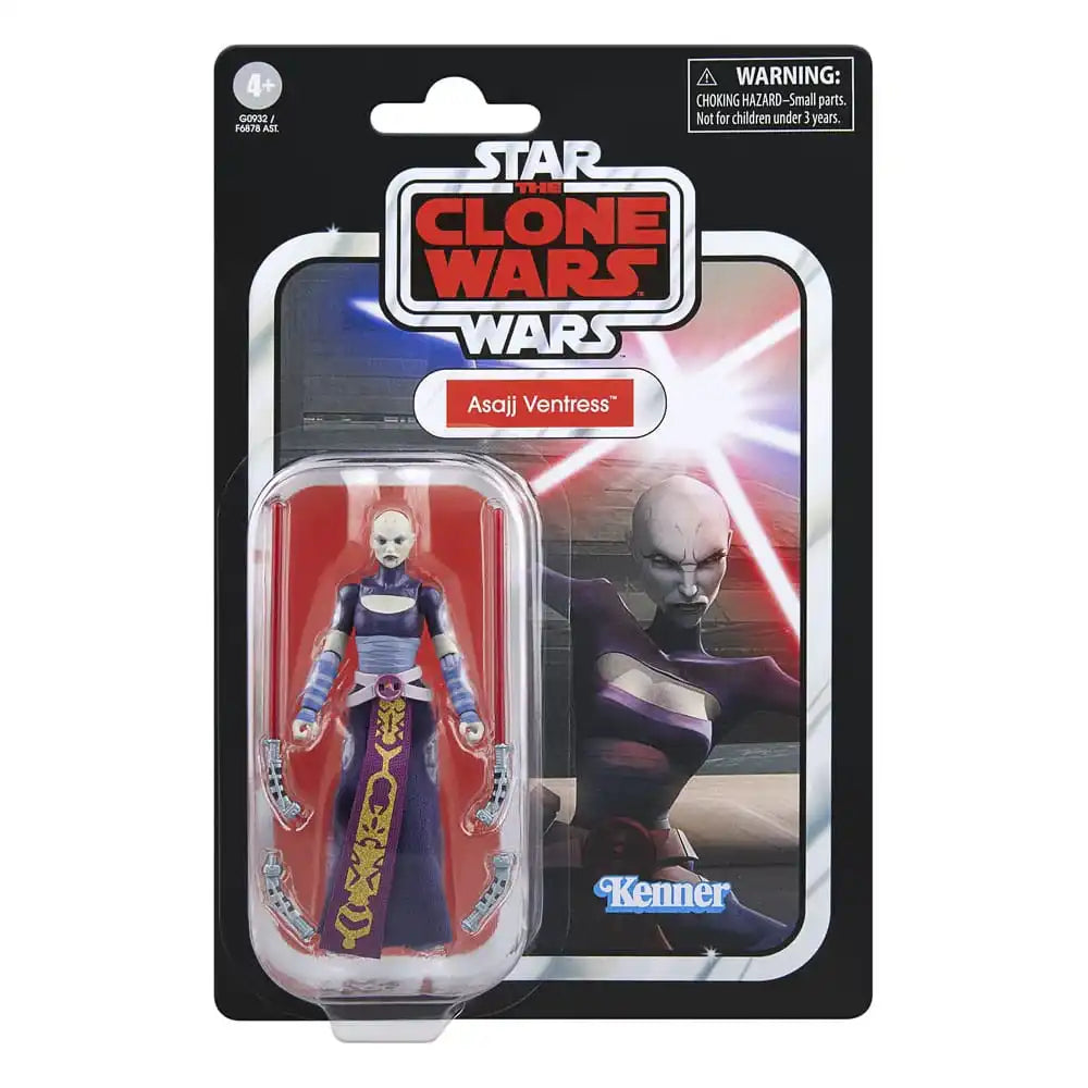 Star Wars: The Clone Wars Vintage Collection Actionfigur Asajj Ventress 10 cm - Smalltinytoystore