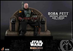 Star Wars The Mandalorian 1/6 Boba Fett (Repaint Armor) and Throne 30 cm HOT TOYS - Smalltinytoystore