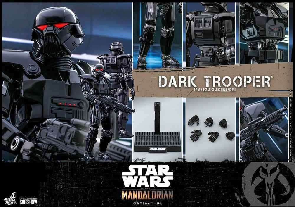 Star Wars The Mandalorian 1/6 Dark Trooper 32 cm HOT TOYS - Smalltinytoystore