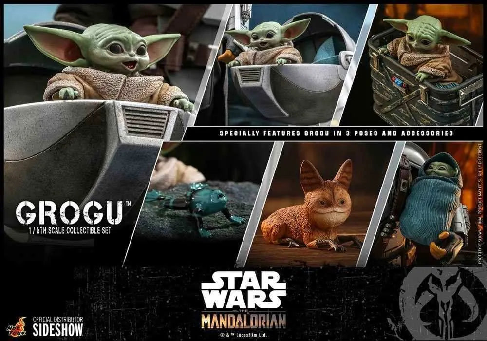 Star Wars The Mandalorian 1/6 Grogu HOT TOYS - Smalltinytoystore