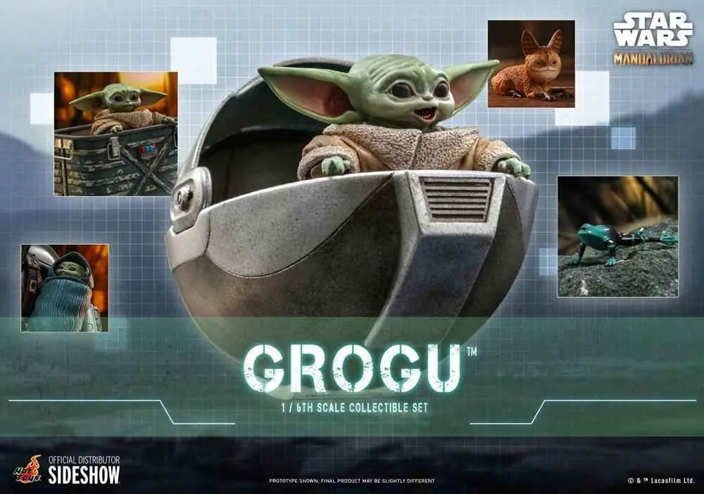 Star Wars The Mandalorian 1/6 Grogu HOT TOYS - Smalltinytoystore