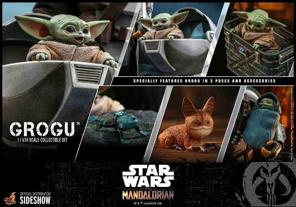 Star Wars The Mandalorian 1/6 Grogu HOT TOYS - Smalltinytoystore