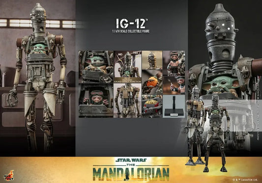 Star Wars The Mandalorian 1/6 IG-12 36 cm HOT TOYS - Smalltinytoystore