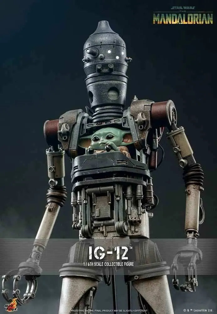 Star Wars The Mandalorian 1/6 IG-12 36 cm HOT TOYS - Smalltinytoystore