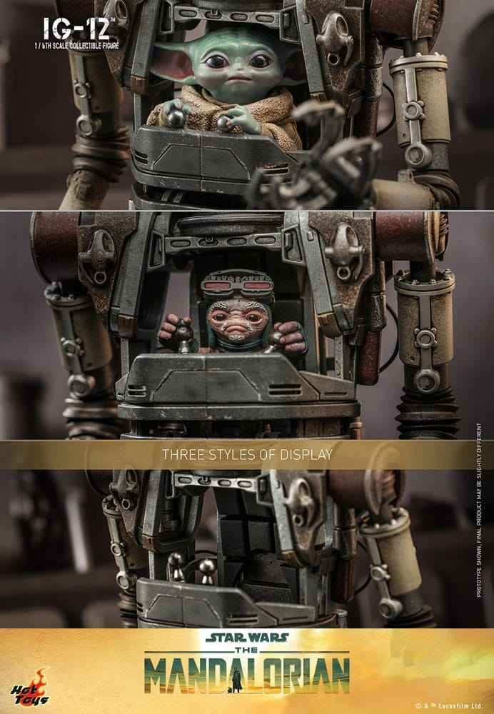 Star Wars The Mandalorian 1/6 IG-12 36 cm HOT TOYS - Smalltinytoystore