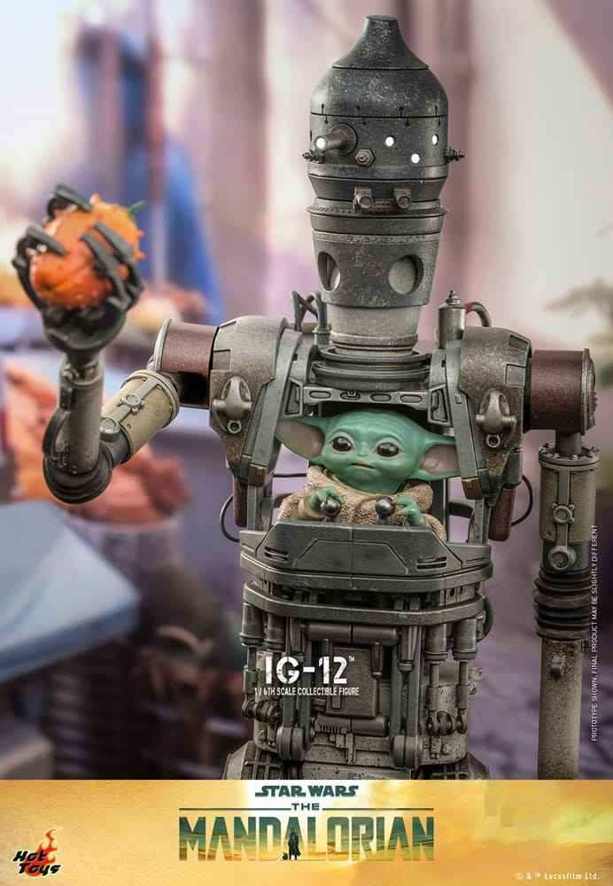 Star Wars The Mandalorian 1/6 IG-12 36 cm HOT TOYS - Smalltinytoystore