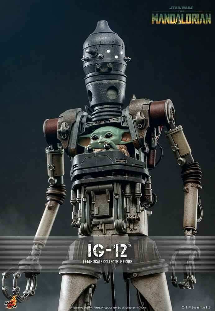 Star Wars The Mandalorian 1/6 IG-12 36 cm HOT TOYS - Smalltinytoystore
