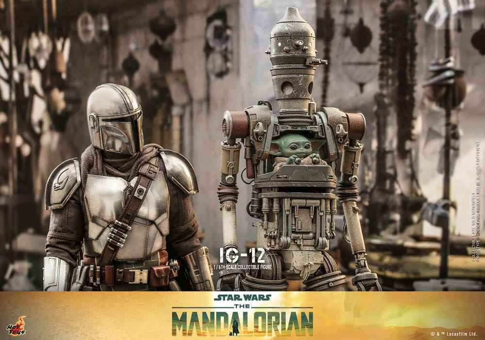 Star Wars The Mandalorian 1/6 IG-12 36 cm - Smalltinytoystore