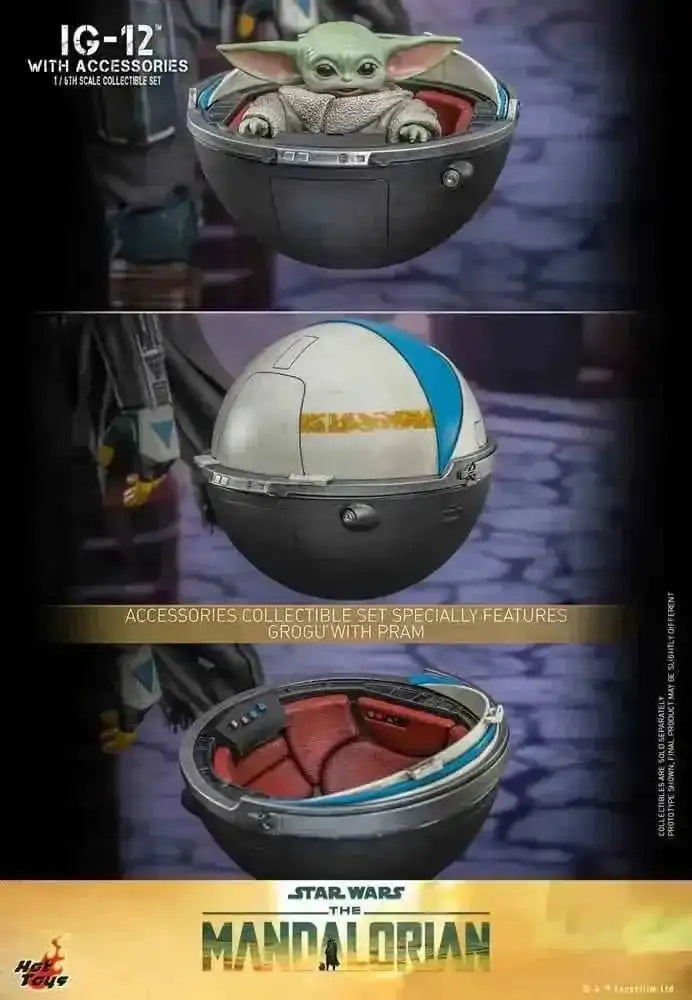 Star Wars The Mandalorian 1/6 IG-12 mit Zubehör 36 cm HOT TOYS - Smalltinytoystore