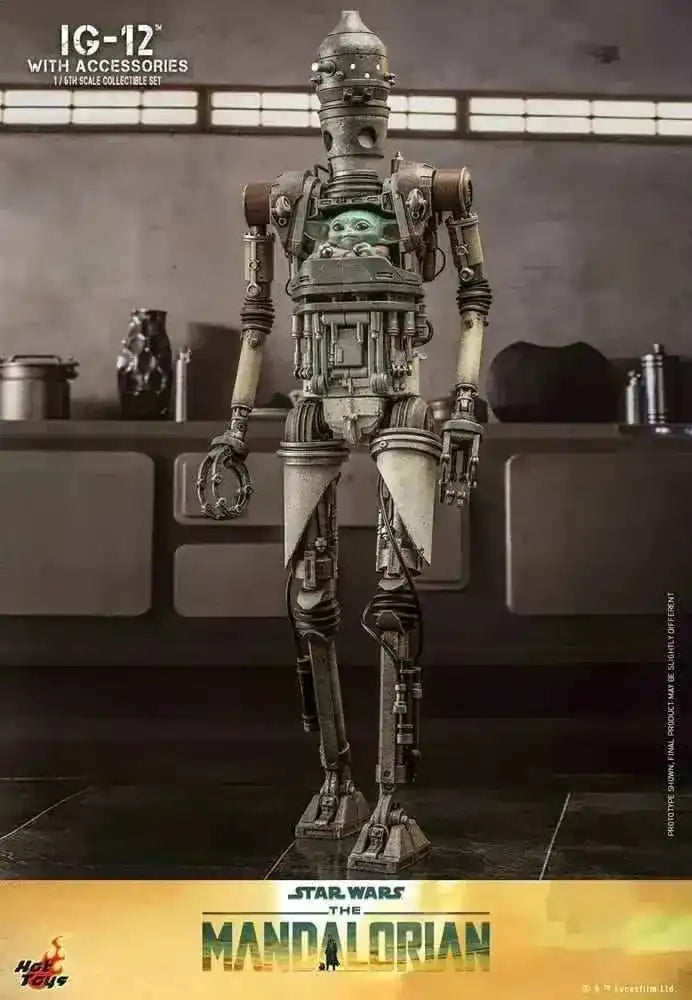 Star Wars The Mandalorian 1/6 IG-12 mit Zubehör 36 cm HOT TOYS - Smalltinytoystore