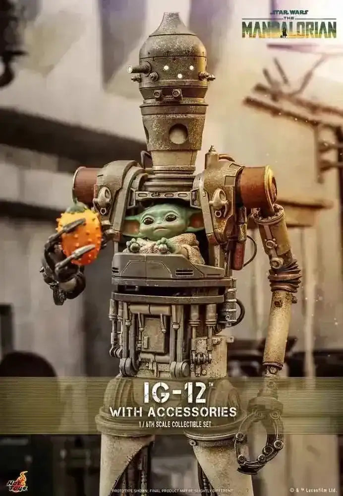Star Wars The Mandalorian 1/6 IG-12 mit Zubehör 36 cm HOT TOYS - Smalltinytoystore