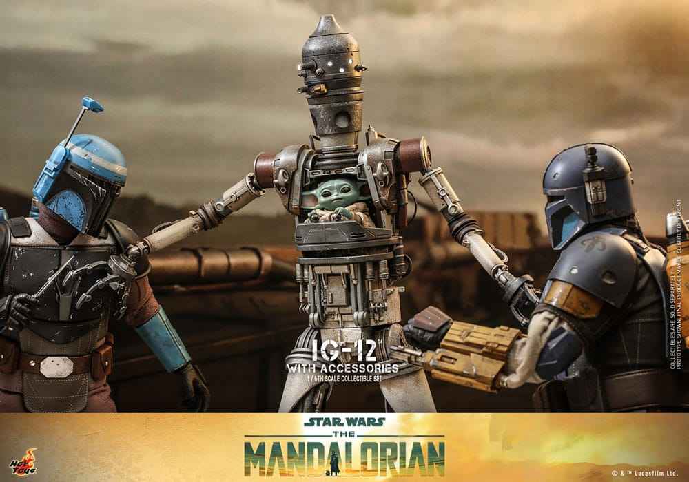 Star Wars The Mandalorian 1/6 IG-12 mit Zubehör 36 cm - Smalltinytoystore