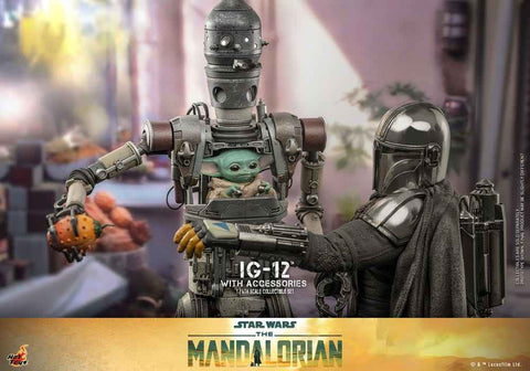 Star Wars The Mandalorian 1/6 IG-12 mit Zubehör 36 cm - Smalltinytoystore