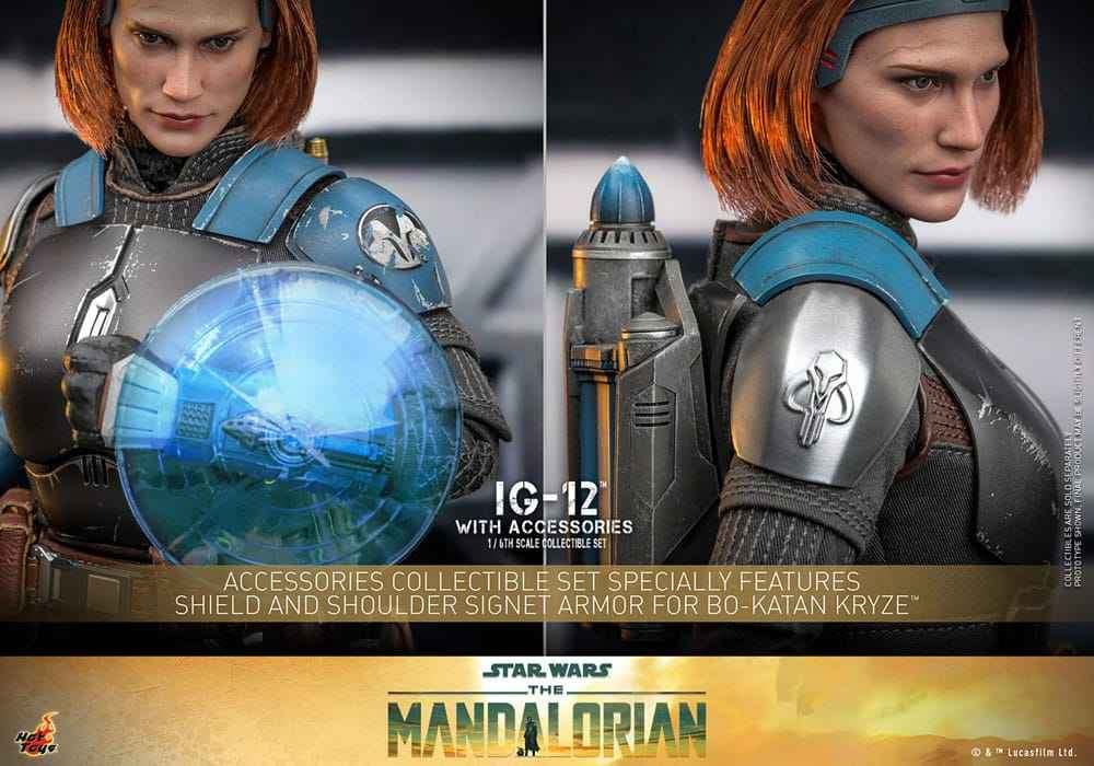 Star Wars The Mandalorian 1/6 IG-12 mit Zubehör 36 cm - Smalltinytoystore