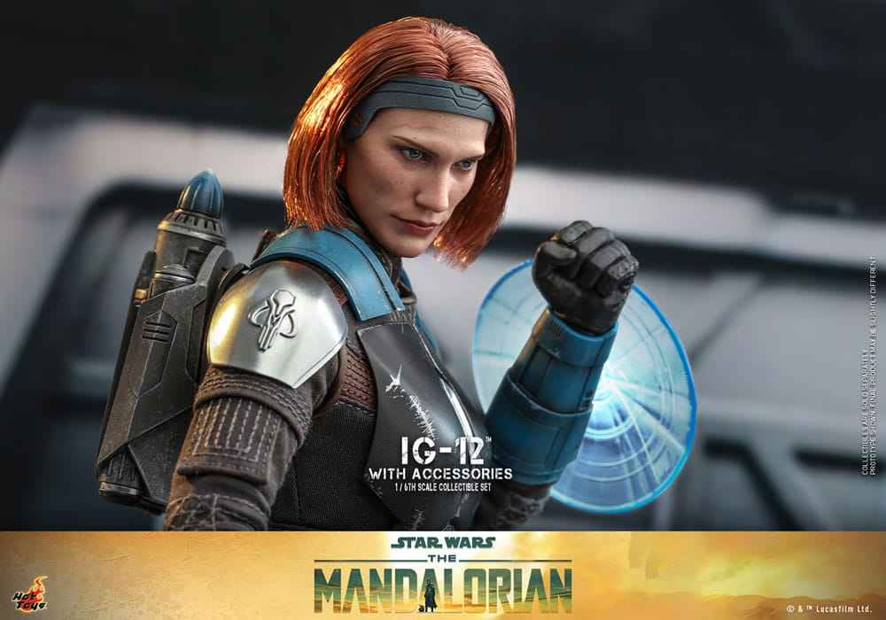 Star Wars The Mandalorian 1/6 IG-12 mit Zubehör 36 cm - Smalltinytoystore