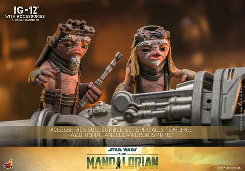 Star Wars The Mandalorian 1/6 IG-12 mit Zubehör 36 cm - Smalltinytoystore