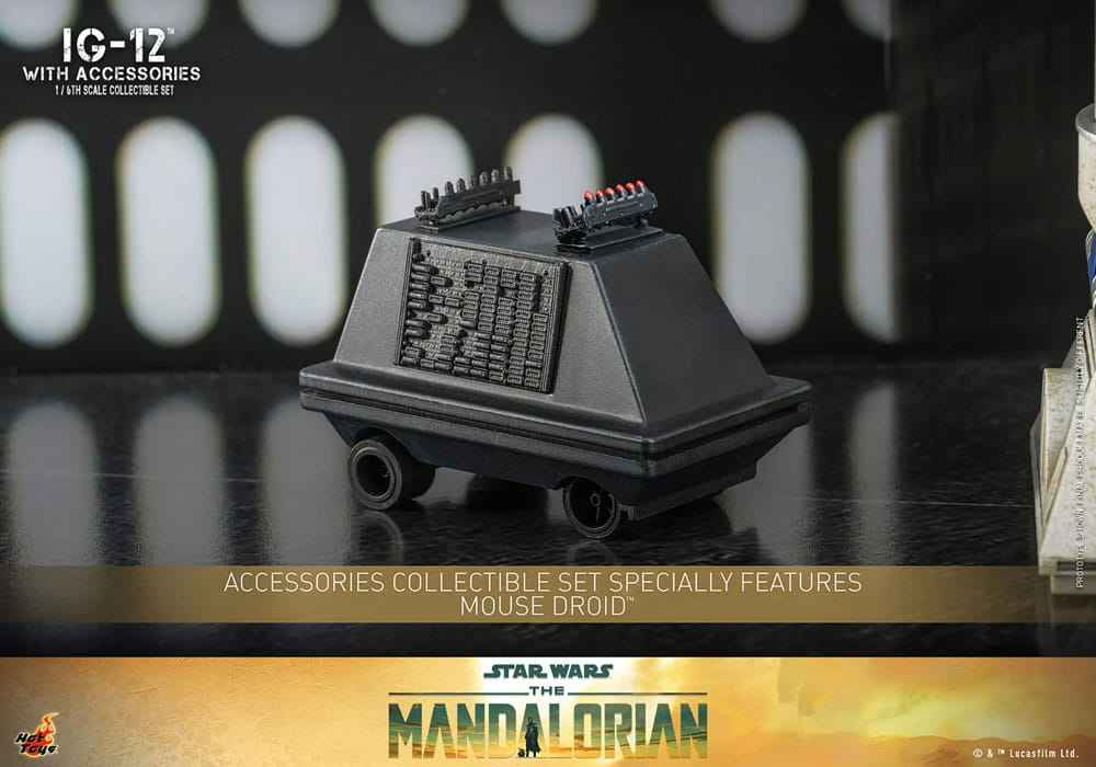 Star Wars The Mandalorian 1/6 IG-12 mit Zubehör 36 cm - Smalltinytoystore