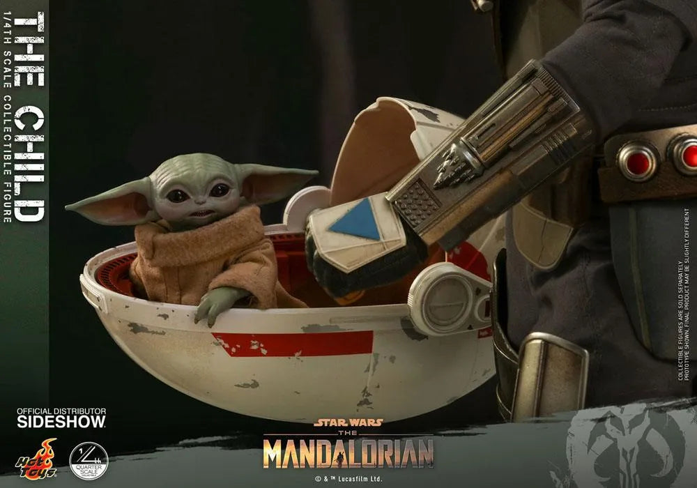 Star Wars The Mandalorian Actionfigur 1/4 The Child HOT TOYS - Smalltinytoystore