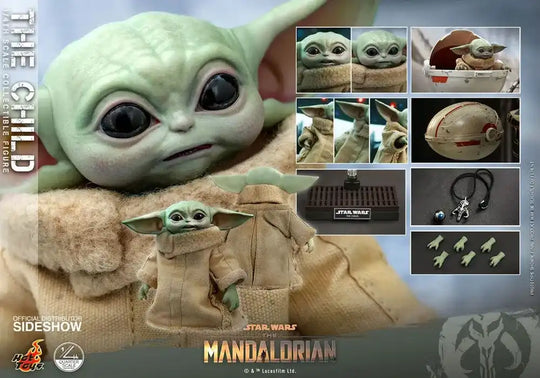 Star Wars The Mandalorian Actionfigur 1/4 The Child HOT TOYS - Smalltinytoystore