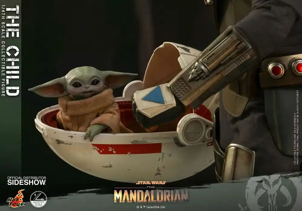 Star Wars The Mandalorian Actionfigur 1/4 The Child HOT TOYS - Smalltinytoystore