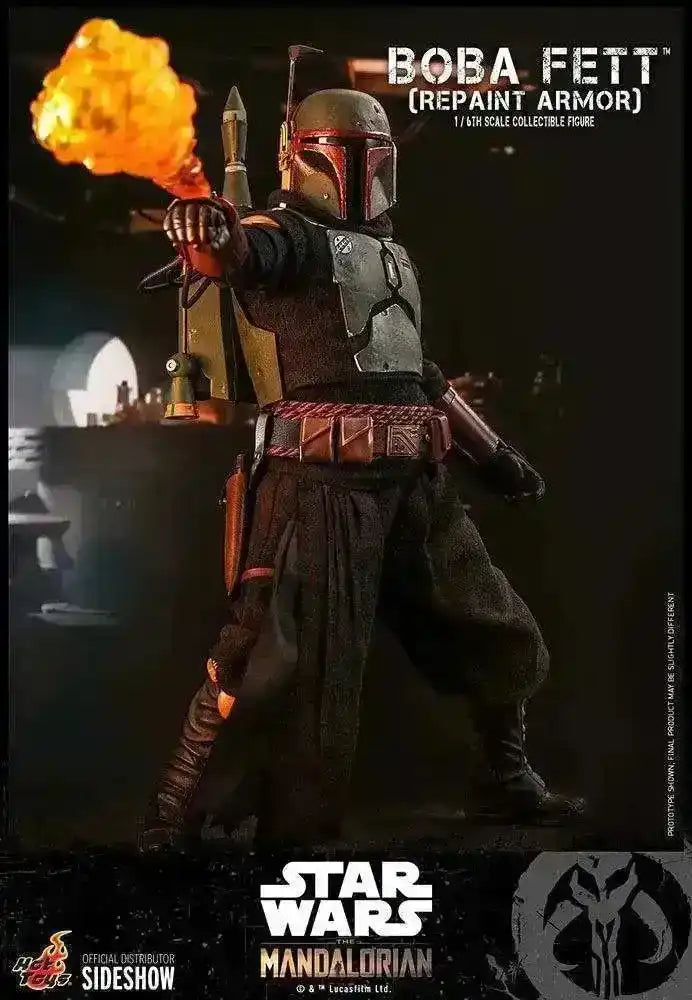 Star Wars The Mandalorian Actionfigur 1/6 Boba Fett (Repaint Armor) 30 cm HOT TOYS - Smalltinytoystore