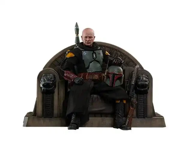 Star Wars: The Mandalorian Actionfigur 1/6 Boba Fett Repaint Armor and Throne Special Edition HOT TOYS OHNE MAILER - Smalltinytoystore