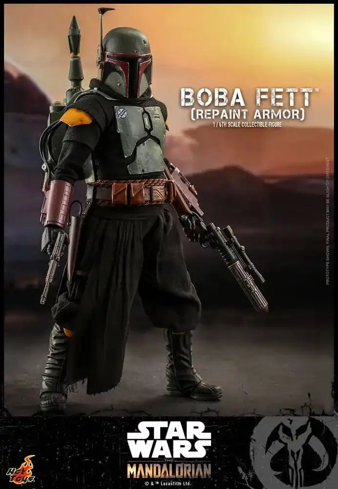 Star Wars: The Mandalorian Actionfigur 1/6 Boba Fett Repaint Armor Special Edition HOT TOYS OHNE MAILER - Smalltinytoystore
