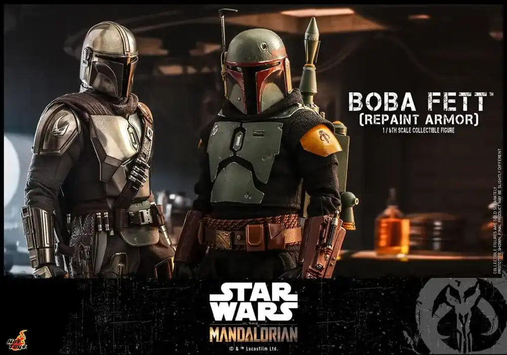 Star Wars: The Mandalorian Actionfigur 1/6 Boba Fett Repaint Armor Special Edition HOT TOYS OHNE MAILER - Smalltinytoystore