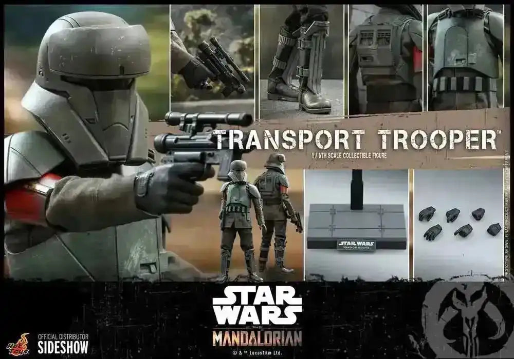 Star Wars The Mandalorian Actionfigur 1/6 Transport Trooper 31 cm HOT TOYS - Smalltinytoystore